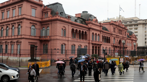 La Casa Rosada, en Buenos Aires, la sede de la Presidencia de Argentina. REUTERS/Marcos Brindicci