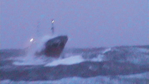 30/1/23 Fotograma de un vídeo de un pesquero trabajando en el Gran Sol, en el Atlántico Norte.