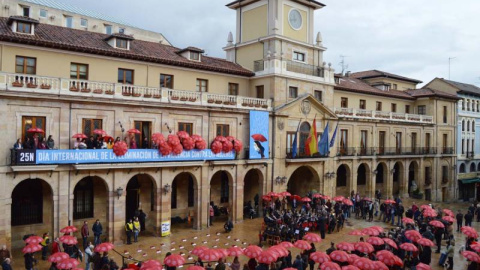 Una manifestación en Oviedo contra la violencia machista.- AYUNTAMIENTO DE OVIEDO