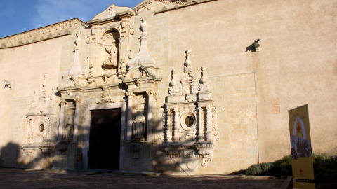 Exterior de l'església del Monestir de Poblet, en una imatge d'arxiu