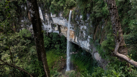 Imagen de archivo de las cataratas Yumbilla, cerca de la localidad de Cuispes, región norte peruana de Amazonas.