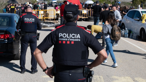 20/03/2024 Mossos d'esquadra, a 18 de marzo de 2024, en Figueres, Girona, Catalunya.