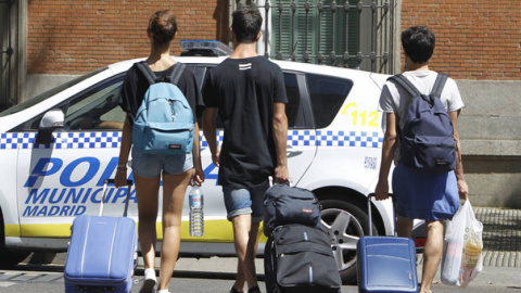 Turistas en Madrid. / EFE