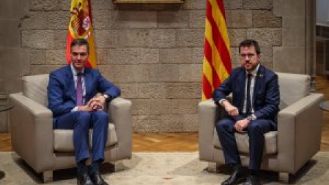 Aragonès i Sánchez escenifiquen l'arrencada de la negociació per culminar la resolució del conflicte