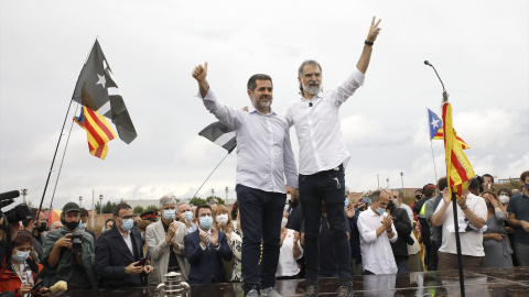 Jordi Cuixart y Jordi Sànchez