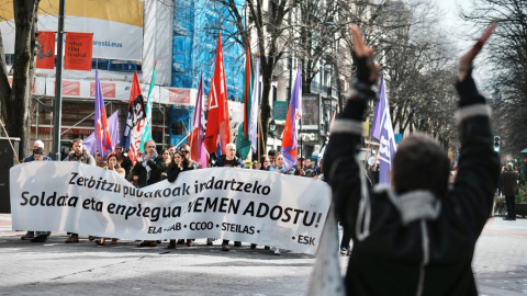 Protestas en Bilbao