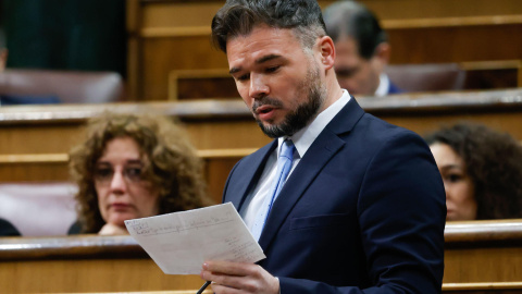 Rufián, a Sánchez sobre la infiltración de policías: "¿Dónde está su límite moral?"