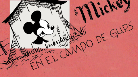 Portada del cómic 'Mickey en el campo de Gurs', de Horst Rosenthal.