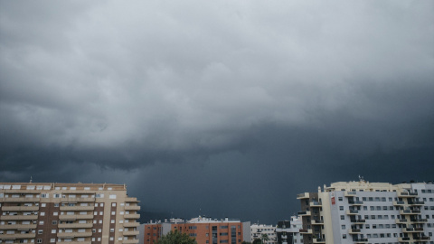 Cielo nublado, a 2 de septiembre de 2023, en Castellón, País Valencià.