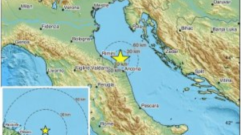 Un terremoto de 5,7 grados sacude el centro de Italia