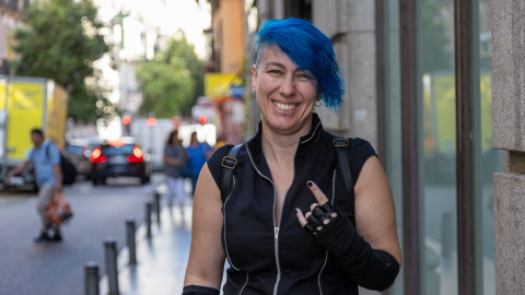 La fundadora de Wikiesfera Patricia Horrillo retratada en Madrid.