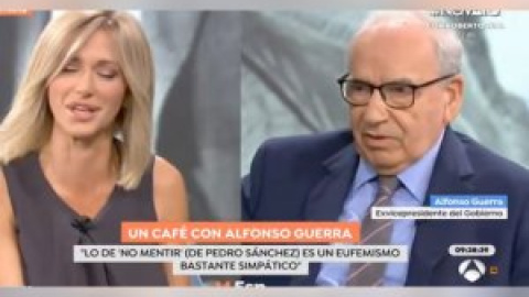 Alfonso Guerra bate el récord mundial de machirulo con una frase repugnante sobre Yolanda Díaz