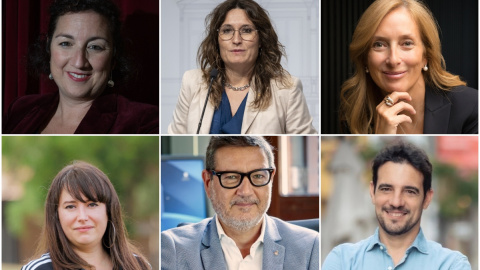 Los seis número dos de los partidos que se presentan a las elecciones catalanas del 12 de mayo.