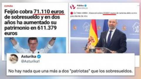 "La 'paguita' de la España que no madruga": reacciones al sobresueldo de Abascal