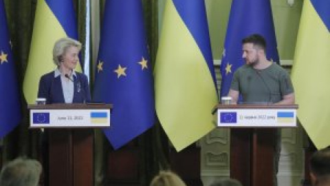 Von der Leyen visita Kiev para hablar con Zelenski del "camino europeo" de Ucrania