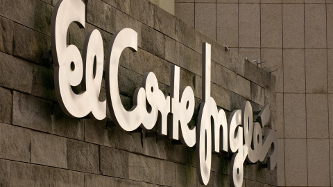 El logo de El Corte Inglés, en uno de sus centros comerciales.