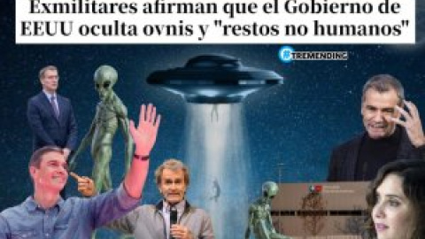 "Feijóo llama a los extraterrestres para ver si apoyan la investidura": los memes sobre los ovnis en EEUU