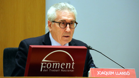 13/05/2021 - El vicepresident de Foment del Treball, Joaquim Llansó, en una imatge d'arxiu.