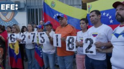 Opositores venezolanos protestan contra el "fraude" y valoran apoyo de Panamá a su causa