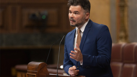 Gabriel Rufián, en una foto de archivo del pasado día 17.- EDUARDO PARRA (EUROPA PRESS)