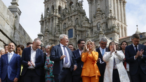 La vicepresidenta segunda y ministra de Trabajo y Economía Social en funciones, Yolanda Díaz en la reunión internacional 'El futuro del trabajo y el diálogo social', a 22 de septiembre de 2023.