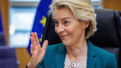 La Presidenta de la Comisión Europea, Ursula von der Leyen, en una en Bruselas, a 19 de junio de 2024.