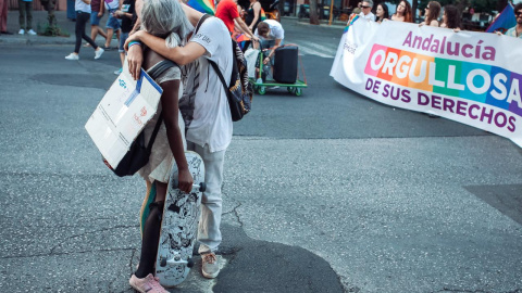 Imagen de archivo de una manifestación del Orgullo en Sevilla.