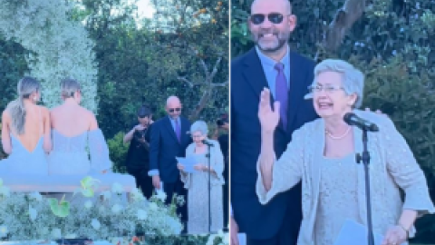 El discurso viral de una abuela en la boda LGTBI+ de su nieta: "Se me ha metido algo en el ojo"