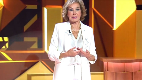 La presentadora Ana Rosa Quintana durante el estreno de su programa vespertino 'TardeAR', a 18 de septiembre de 2023.