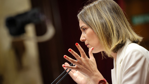 La presidenta d'ECP al Parlament, Jéssica Albiach, intervé al debat de política general del Parlament.