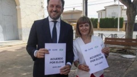 PP y Vox firman en Elche su primer acuerdo de gobierno en una gran ciudad