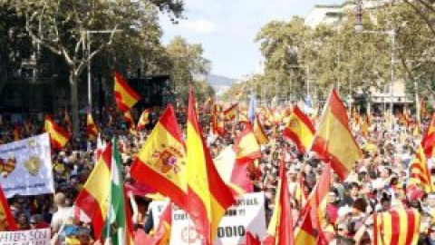 La manifestación contra la amnistía pone a prueba la capacidad de movilización del españolismo en Catalunya