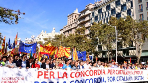 27/10/2019 - Manifestació de Societat Civil Catalana a Barcelona de l'octubre del 2019.