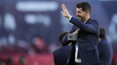 Albert Luque, durante el partido de clasificación europea de la UEFA EURO 2024 entre España y Chipre, en Granada, España, a 12/09/2023.