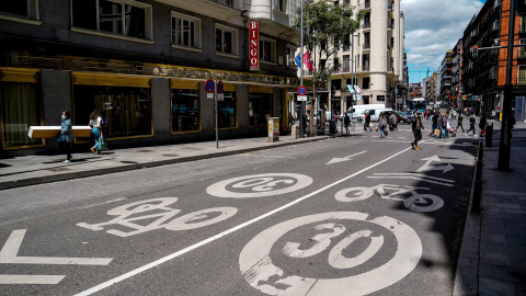 Vía urbana Madrid