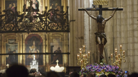 El Cristo de las Almas, de la Hermandad de los Javieres