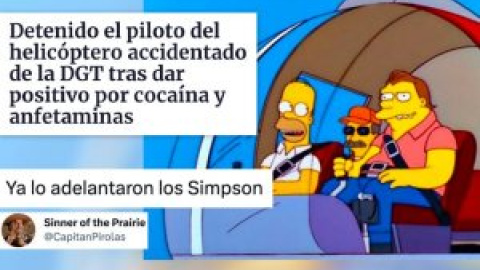 Cachondeo con la detención de un piloto de helicóptero de la DGT, positivo en cocaína y anfetaminas: "Se pasó de la raya"