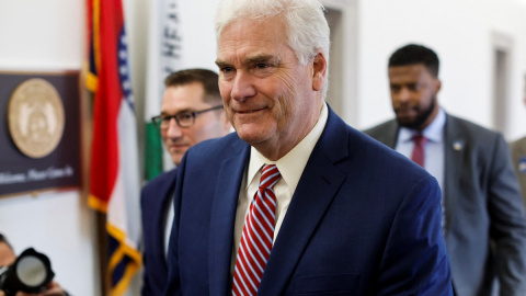 El congresista Tom Emmer en el Capitolio de los Estados Unidos, el 24 de octubre de 2023.