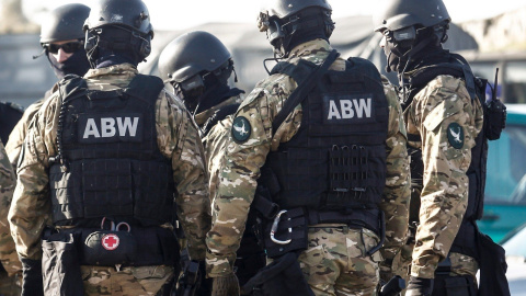 25/02/2023. Operativo de la ABW, la agencia de Seguridad Interna de Polonia