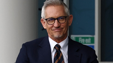 El presentador de televisión y exfutbolista Gary Lineker.