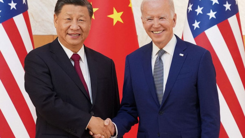 El presidente de Estados Unidos y el de China, Joe Biden y Xi Jinping.