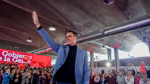 04/03/2023. Pedro Sánchez durante un acto que conmemora el Día Internacional de la Mujer, a 4 de marzo de 2023.