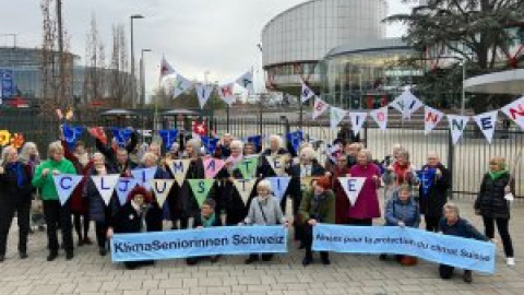 Un grupo de pensionistas lleva al Gobierno suizo ante el Tribunal de Estrasburgo por inacción ante la crisis climática