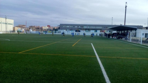 El camp de futbol del CE Perelló, en una imatge d'arxiu.