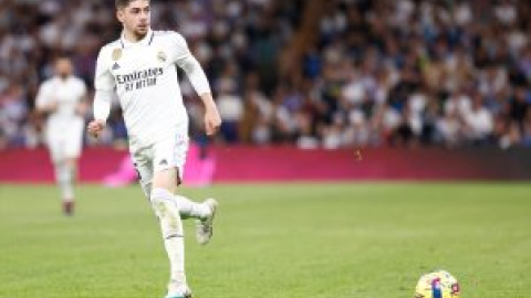 Fede Valverde, jugador del Real Madrid, agrede a un futbolista del Villarreal tras el partido