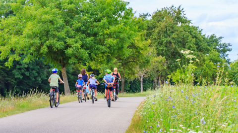 La comarca disposa de diverses rutes marcades per fer en bicicleta