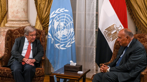 Antonio Guterres en El Cairo