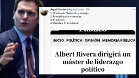 "Albert Rivera dando una charla de liderazgo político es como si Abascal diera una sobre trabajo"