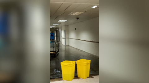 Se inunda el Hospital Infanta Sofía de Madrid: "Cada año convivimos con cubos de basura para recoger el agua"