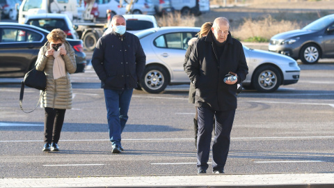 El ex alcalde de Elegido, Juan Enciso, a la llegada a el macrojuicio del caso 'Poniente' en Almería a  a 12 de enero del 2021